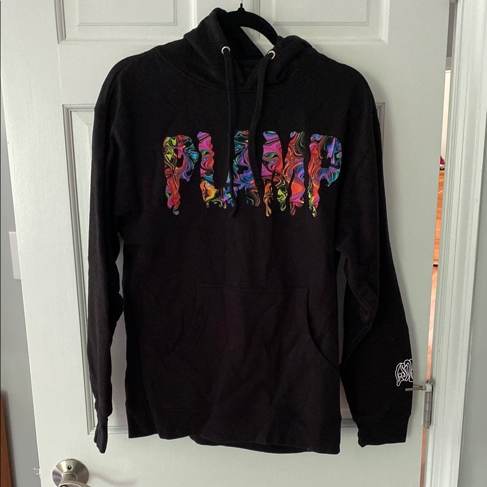 LSDrean Black Hoodie with PLAMP Graphic